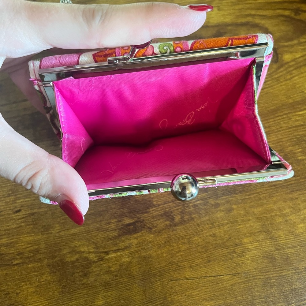 Vera Bradley Pink and Green Floral Key Holder - Picture 5 of 5